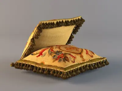 OG Library Firenze Tapestry Cushion 3D model
