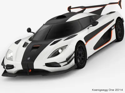 Koenigsegg One 3D model