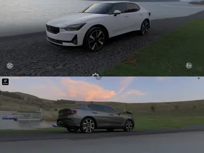 Polestar 2 VRED Configurator 3D model