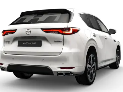 Mazda CX-60 2023 Low-poly 3D model