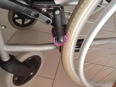 Wheelchair soft brake 3D print model