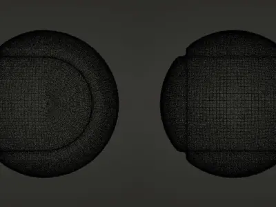Tennis ball Low-poly 3D model buy