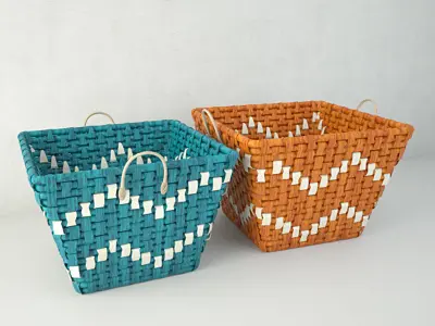 Coloured Baskets by ZARA HOME 3D model
