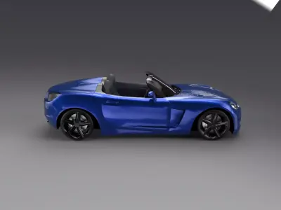 Opel Speedster Vauxhall VX220 3d model 3D model
