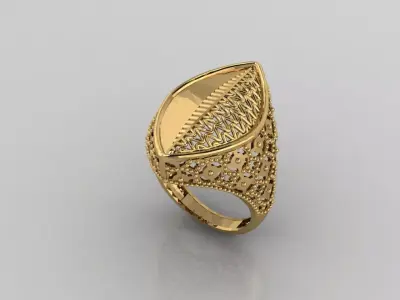Women Plain Ring Ready STL Models Womens Ring 3d models 3D print model 33
