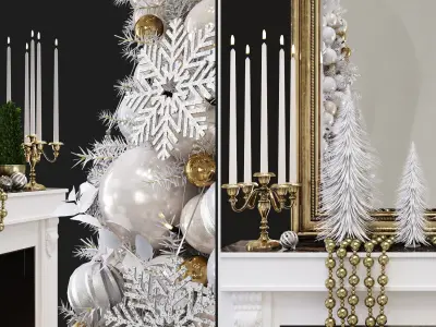 Christmas Decorative set sk 2  3D model