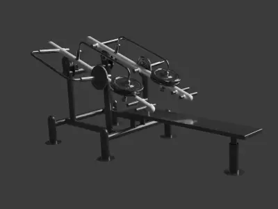 Exercise machine 3D model