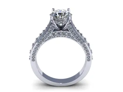 Woman Wedding Ring 270 3D print model