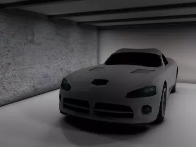 3d dodge viper car 3D model