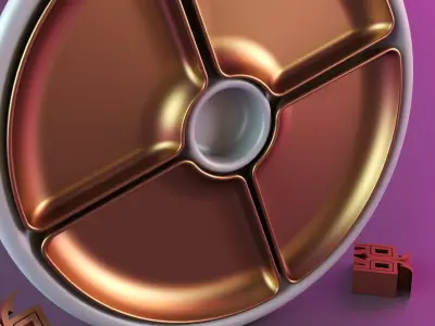 round tray Free 3D print model