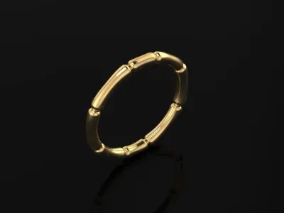 Bamboo Ring 3D print model purchase