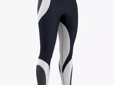 Women Tight Leggings Low-poly 3D model