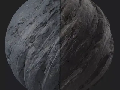 Rock Cliff Materials 02- PBR 4K Seamless Texture