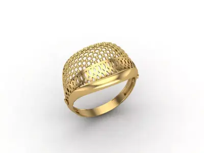 Plain Ring Women Ready STL 3DM Models Womens Rings 3D models 3D print model 50