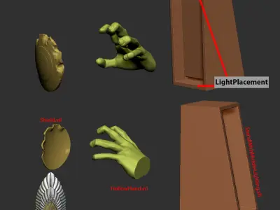 Red Hulk Book Nook 3D DIGITAL DOWNLOAD 3D print model