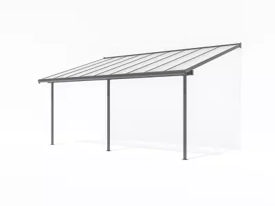 Palram Canopia Sierra Patio Cover Low-poly 3D model