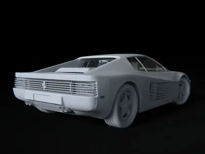 Ferrari Testarossa  3D model