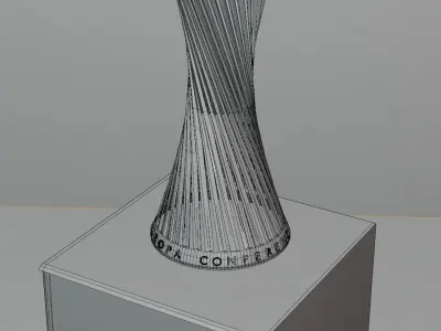 UEFA Europa Conference League Trophy 3D model