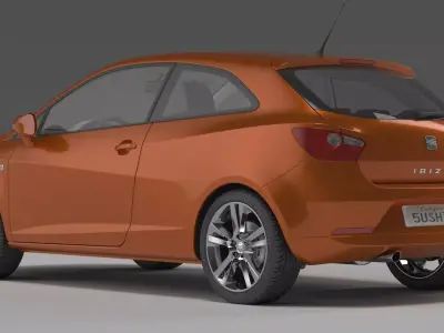 Seat Ibiza 3D model by glennaguiar