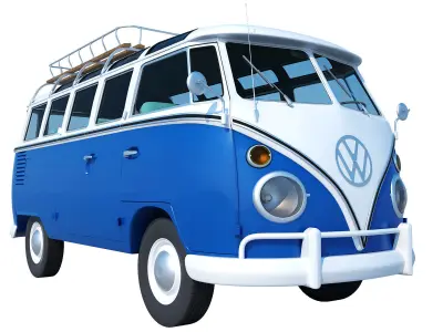 Volkswagen Camping Bus 3D model