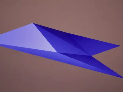 AVIONCITO DE PAPEL 3D model