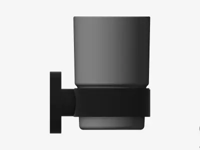 Tumbler Holder - Luxury - Round - With Tumbler - Round Plate Low-poly 3D model