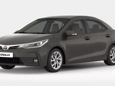 Toyota Corolla 2017 detailed interior 3D model