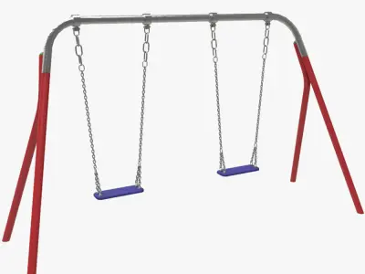 Playground Props Low-poly 3D model