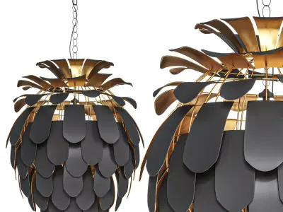 Cynara Grande Chandelier  3D model