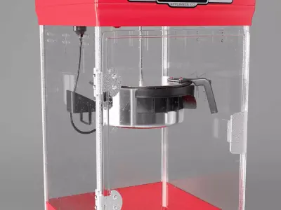 Movie Theater Popcorn Machine Low-poly 3D model