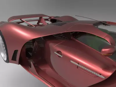Super sports car model 3D model