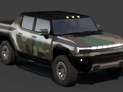 Hummer ev 3D model