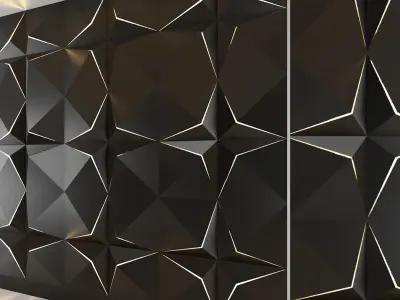 3d panel 02 3D model