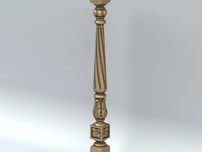 Baluster 001 3D model