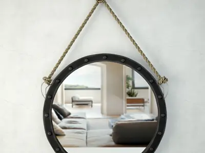 Harper Wall Mirror 3D model