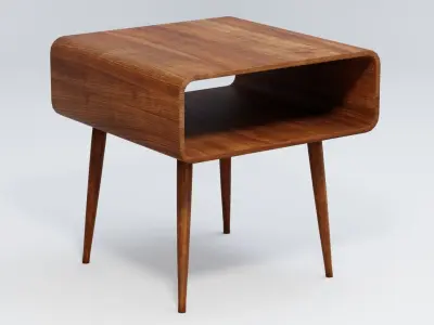Modern End Table 3D model