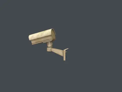 CCTV Camera Low-poly 3D model