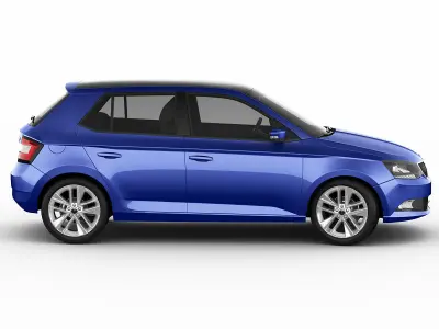 Skoda Fabia 2015 3D model
