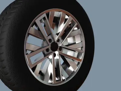 AS rims collection 9 - VW Cascade Low-poly 3D model