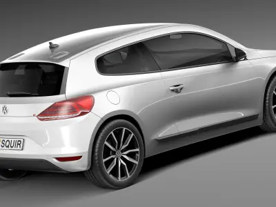 Volkswagen Scirocco 2015 3D model