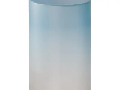 Frosted Gradient Side Table - Acrylic 3D model