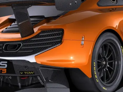Mclaren 650S GT3 2017 VRAY 3D model