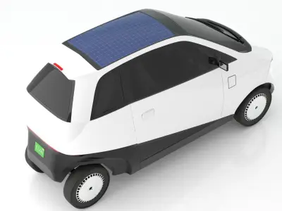 Vayve Mobility EVA Moonstone White 3D model