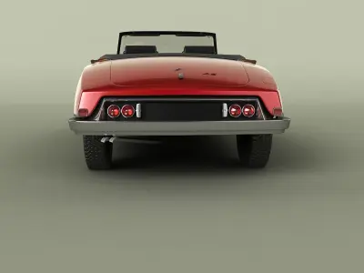 Citroen DS21 Cabrio 1965 3D model