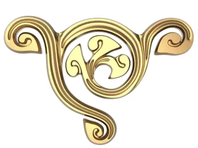  decorative pattern ready for 3D printing 3D model 28