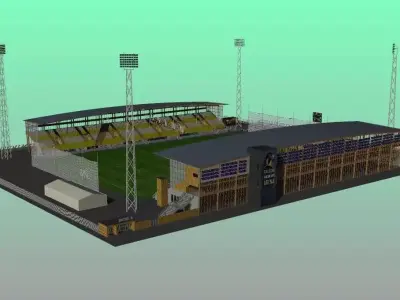 Falcon Alkoholfri Arena Low-poly 3D model