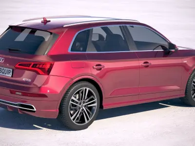 Audi Q5L 2019 3D model