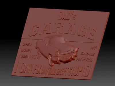 Garage 3D print model