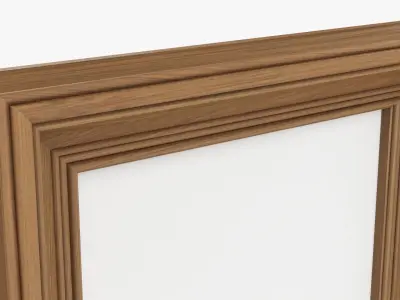 Frame portrait with picture 01 3D model