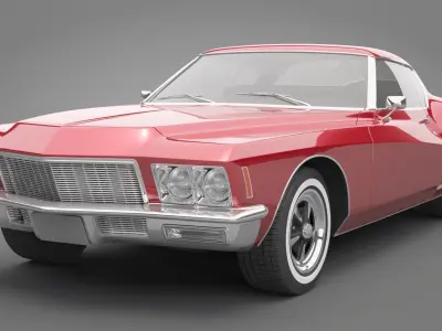 Generic Old Car 03 3D model